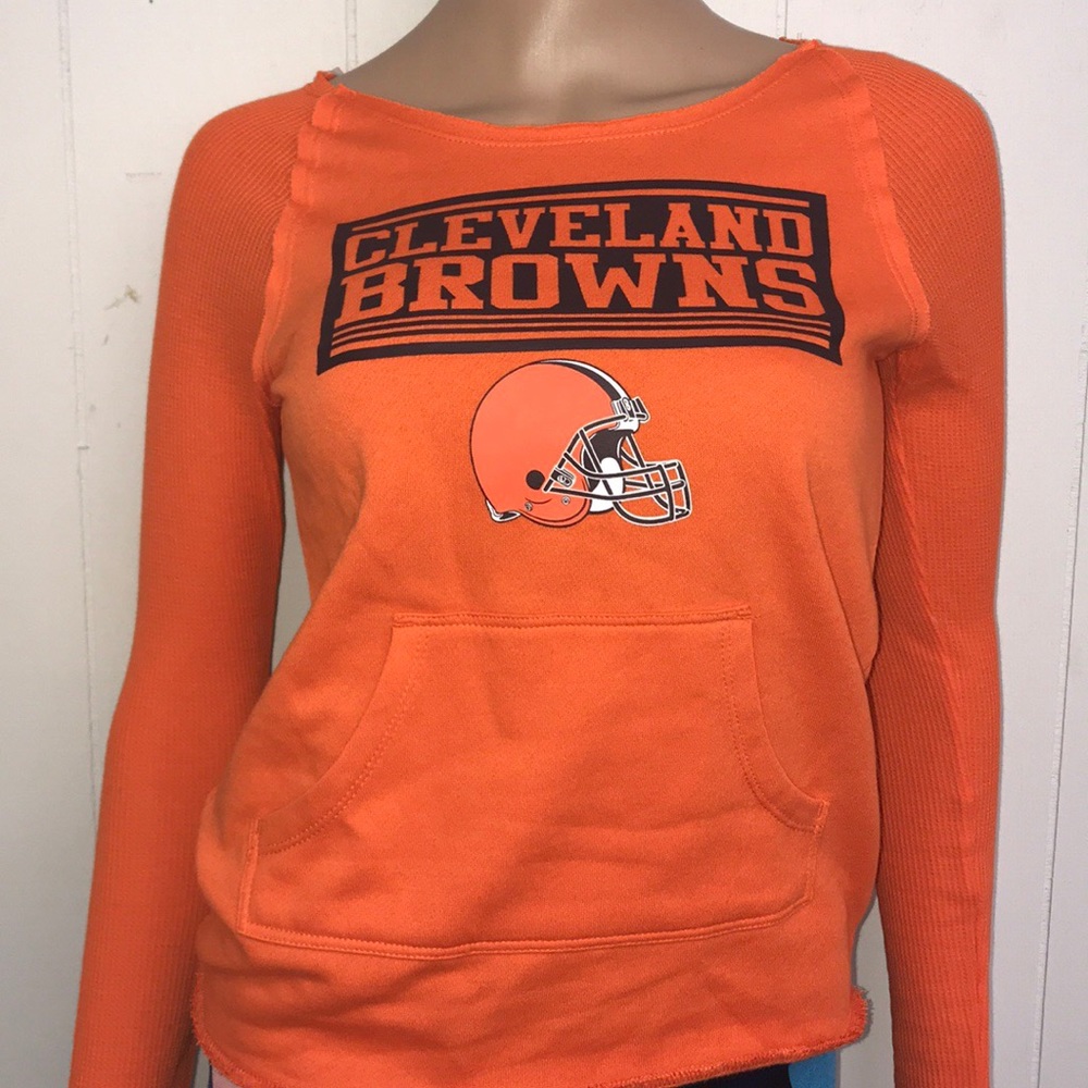 Little girls Cleveland Browns longsleeve shirt YLG